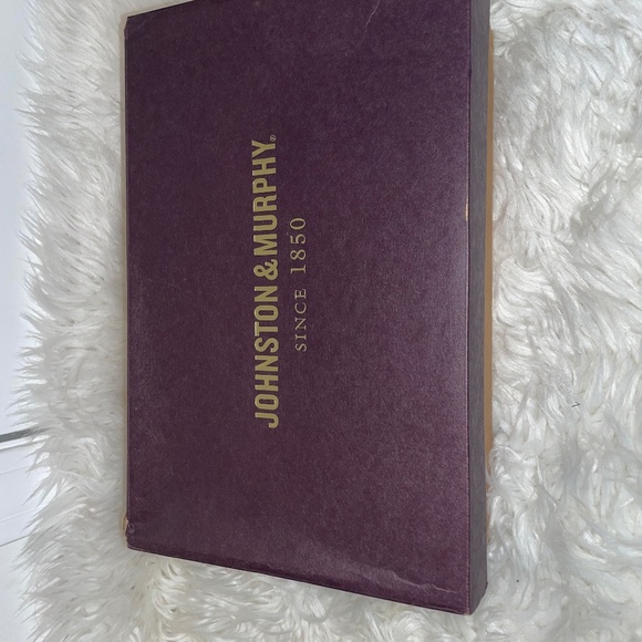 Jonhston & Murphy bk Contad tan/dk brown fg leather shoes Men’s size 7 - Picture 12 of 12